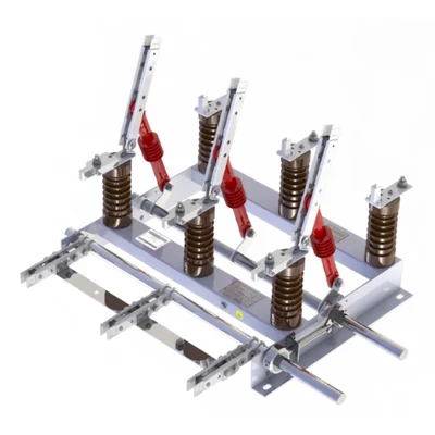 Chave seccionadora tripolar modelo SALT Sarel com aterramento integrado — seccionamento e segurança para subestações de média tensão