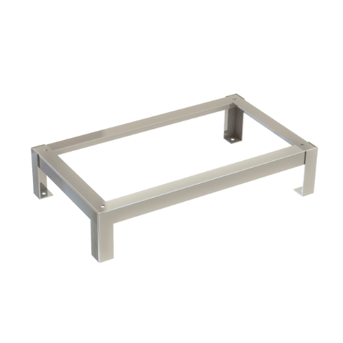 Suporte SSSA Sarel para chave seccionadora em cabine de alvenaria — fixação adaptada para subestações convencionais